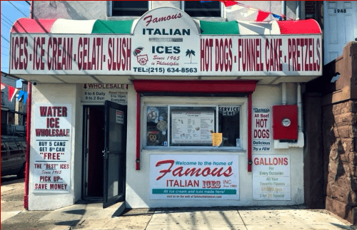 Famous Italian Ices philadelphia